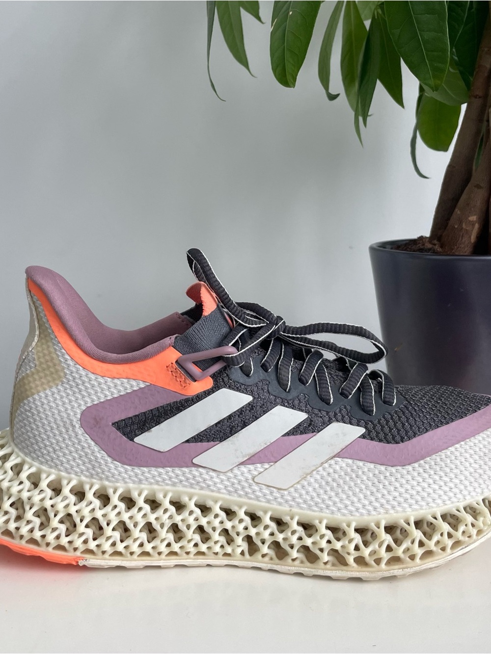 Women Size 7 adidas 4DFWD 2
Grey Beam Orange Running Shoes